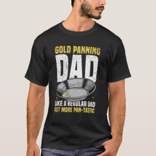 Camiseta Mens projetando trocadilhos Dourados para um Panni