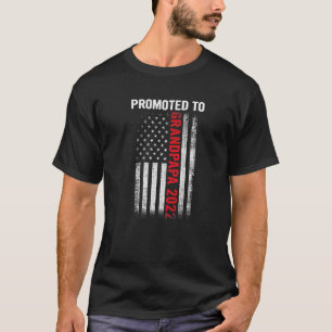Camiseta Mens Promovidos Ao Avô 2022, Dia de os pais Patri