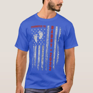 Camiseta Mens Promovidos Ao Pai De 2022, Novo papai De Band