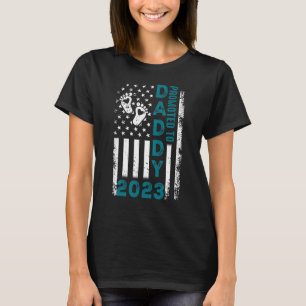 Camiseta Mens Promovidos Ao Pai De 2023, Novo papai De Band