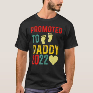 Camiseta Mens promovidos ao pai est 2022 pela primeira vez