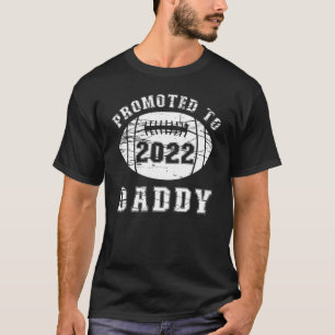 Camiseta Mens promovidos ao pai est 2022 pela primeira vez