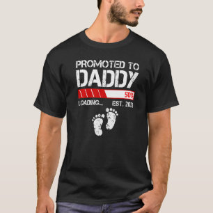 Camiseta Mens Promovidos Ao Pai Est 2023 Para Novos papais 