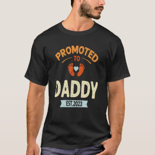 Camiseta Mens Promovidos ao Pai para novo papai