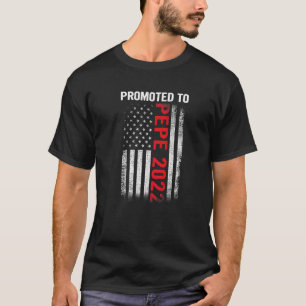 Camiseta Mens Promovidos Ao Patriótico Dia de os pais De Pe