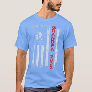 Camiseta Mens Promovidos Ao Vovô 2023 Bandeira Patriótica P