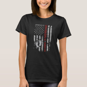 Camiseta Mens Promovidos Ao Vovô 2023 Pais Da Primeira Vez 