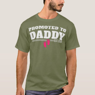 Camiseta Mens Promovidos Para O Pai 2020 É Um Novo papai De