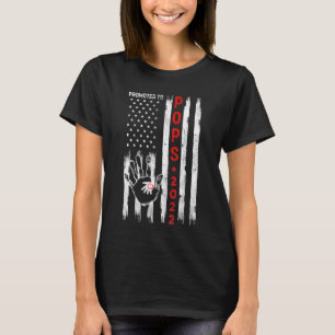 Camiseta Mens Promovidos Para Pop 2022 Bandeira Americana P