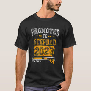 Camiseta Mens Promovidos Para Stepdad 2023 Em Breve Para Se