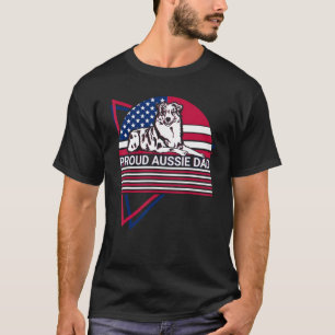 Camiseta Mens Proud Aussie Pai Ortod Aussie Pai australiano