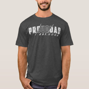 Camiseta Mens Prouddad 2009 Pai Orgulhoso desde 2009 Pai'