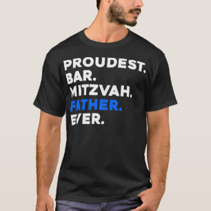 Camiseta Mens ProuDEST BAR MITZVAH PAI NUNCA Jewish BOY