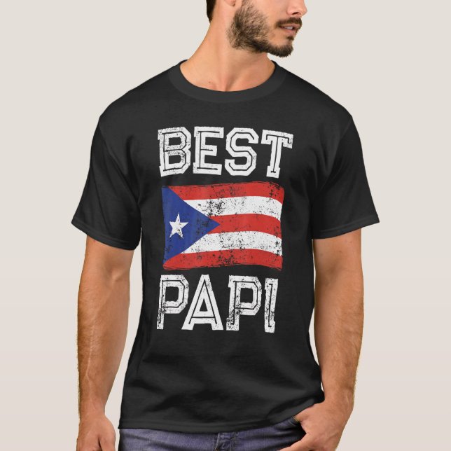 Camiseta Mens Puerto Rico Island Proud American Pessoas Pue (Frente)