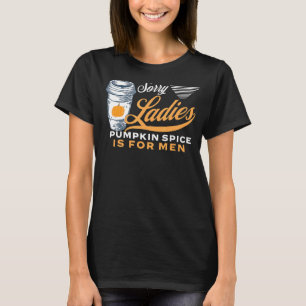 Camiseta Mens Pumpkin Spice Namorado Husband Gag Piada PSL