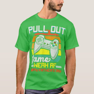 Camiseta Mens Puxam O Jogo Fraco AF Feliz Fundido De Dia de