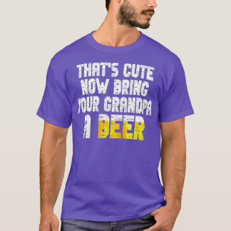 Camiseta Mens Que É Bonita Agora Traga Um Cerveja Para O Vo