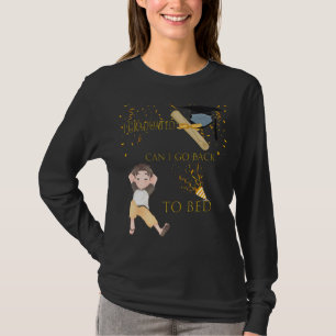 Camiseta Mens Que Me Formei Posso Voltar Para A Cama Agora 