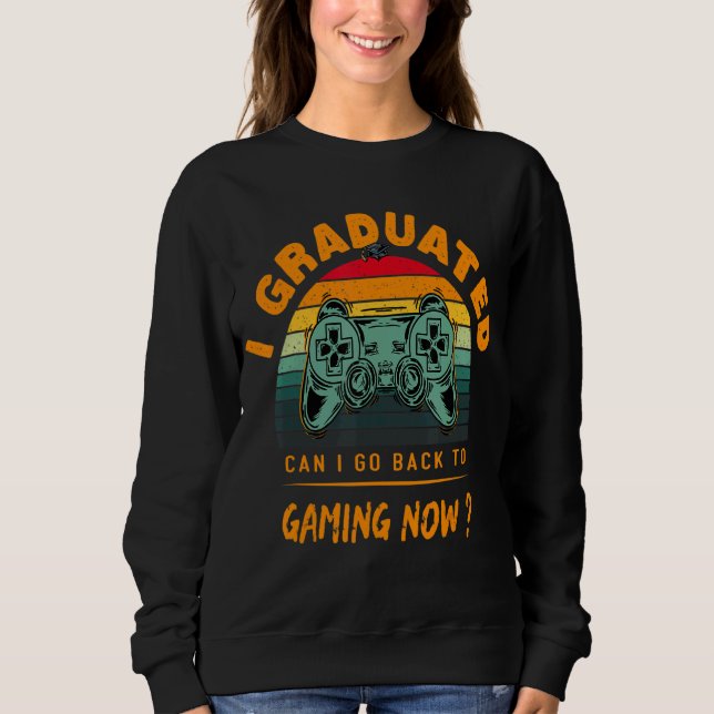 Camiseta Mens Que Me Formei Posso Voltar Para Jogos Agora (Frente)