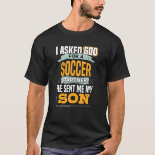 Camiseta Mens Que Pedi A Deus Para Um Sócer Que Ele Me Envi