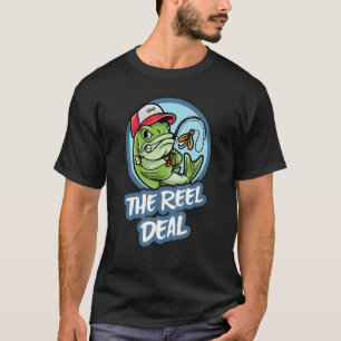 Camiseta Mens Que Pescaram O Acordo Da Reel
