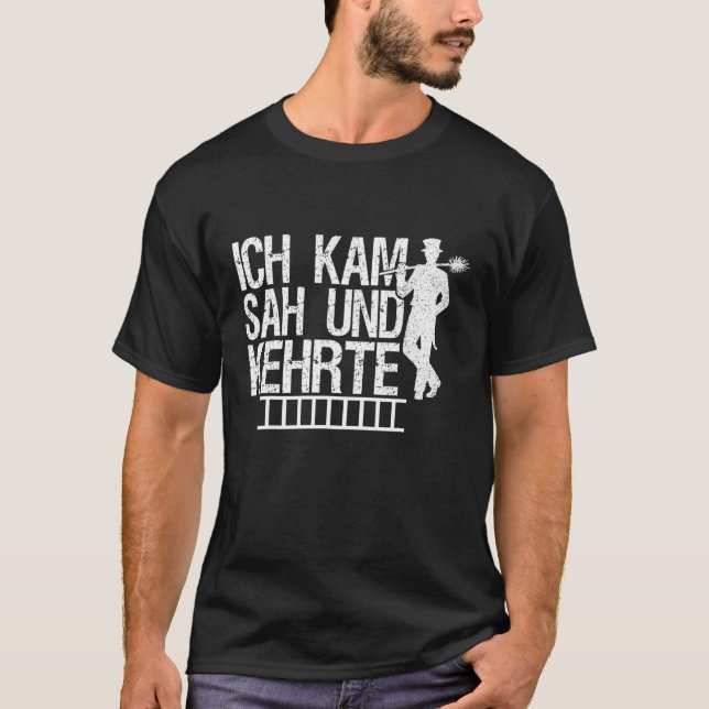 Camiseta Mens Que Vim Ver E Varrer Chaminés (Frente)