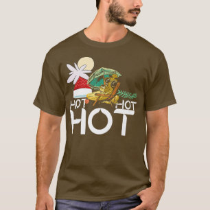 Camiseta Mens Quente Natal Quente Em Julho Navegando No Xma