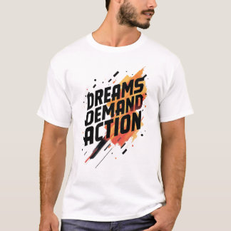 Camiseta Mens Raster Dreams Exige Ação Retroativa