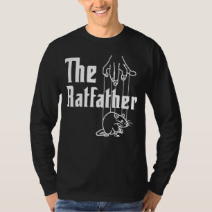 Camiseta Mens Ratdad Rat Pai Rodent Animal Pais D