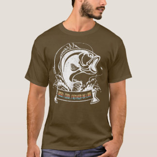 Camiseta Mens Reel Cool Father In Law Fisherman Daddy Fathe