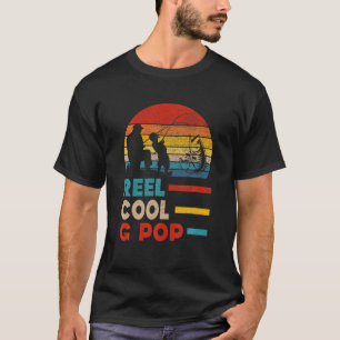 Camiseta Mens Reel Cool G Pop Fisherman Daddy Father Day Gi