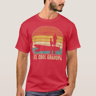 Camiseta Mens Reel Cool Grandpa FishingFunny Fish Vintage 8