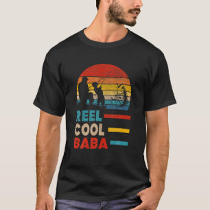 Camiseta Mens Reel Legal Baba Pai do Pescador Dia do Gif