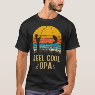 Camiseta Mens Reel Legal Opa Pesca Diversão Dia de os pais