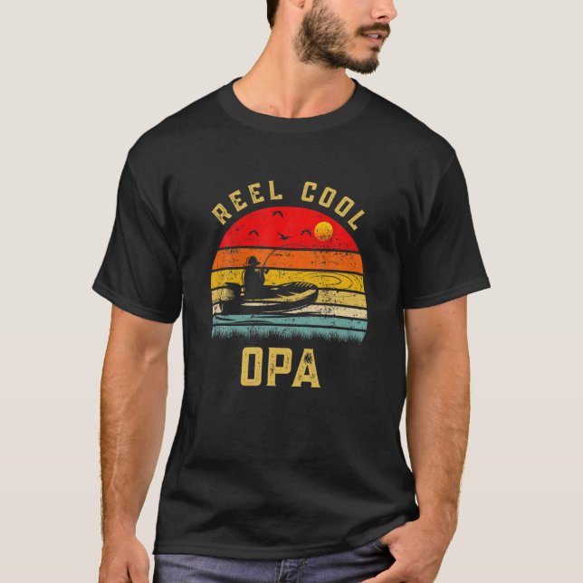 Camiseta Mens Reel Legal Opa, Presente Para Pais (Frente)