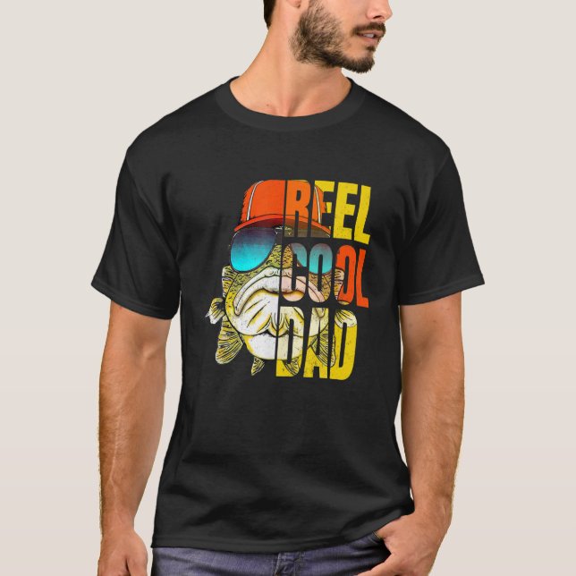 Camiseta Mens Reel Legal Pai Funny Pai Pesca Pescador F (Frente)