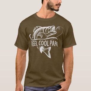 Camiseta Mens Reel Legal Papa Pai de pesca Dia de os pais