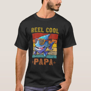 Camiseta Mens Reel Legal Papa Pescador Engraçado Papá Pai D
