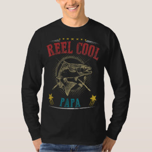 Camiseta Mens Reel Legal Papa Pescador Pesca