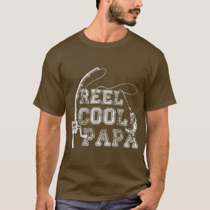 Camiseta Mens Reel Legal Papa Pescar, Dia de os pais Divert