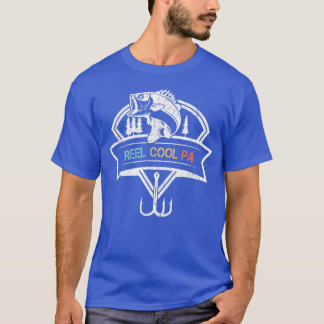 Camiseta Mens Reel Legal PaPescar Oferta de Dia de os pais