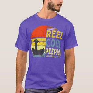 Camiseta Mens Reel Legal Peepaw Pesca Funny Cristo Avô