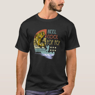 Camiseta Mens Reel Legal Pop Pop Pescador Pop Pop