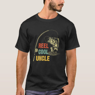 Camiseta Mens Reel Legal Tio Pesca Dia de os pais