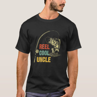 Camiseta Mens Reel Legal Tio Pesca Dia de os pais