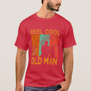 Camiseta Mens Reel Legal Velho Pesca Pai Vintage Grand