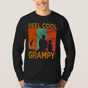 Camiseta Mens Reel Legal Vintage Pai de Pesca Vintage Grand