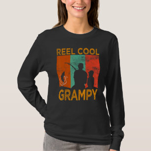 Camiseta Mens Reel Legal Vintage Pai de Pesca Vintage Grand