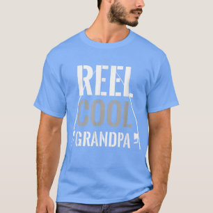 Camiseta Mens Reel Legal Vovô pescando Avô Presente Fi