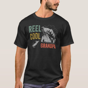 Camiseta Mens Reel Legal Vovô Pescando Engraçado